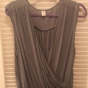 Gray rayon romper